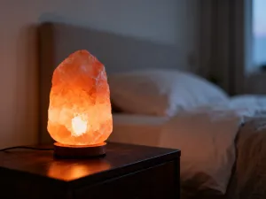 Przytulna sypialnia z eleganckimi szarymi roletami typu blackout, które zapewniają prywatność i zaciemnienie wnętrza.